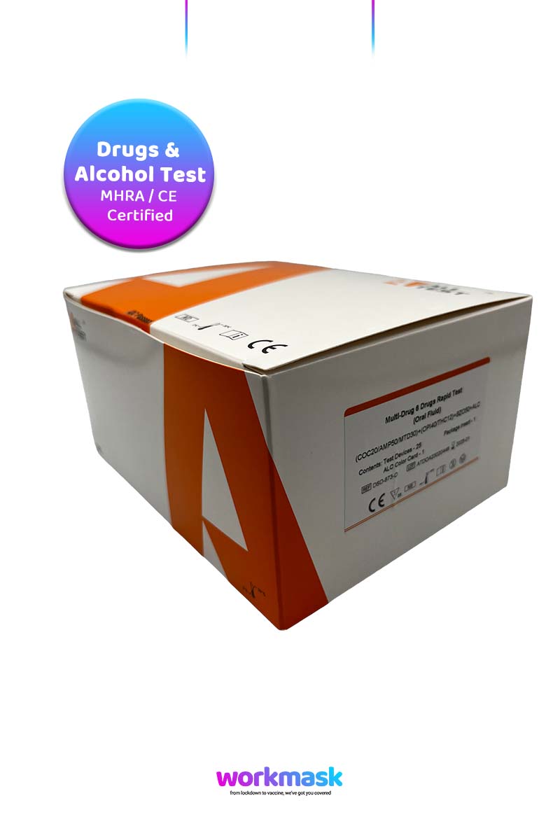All Test Drugs & Alcohol Workplace Testing Kit - 25 Tests